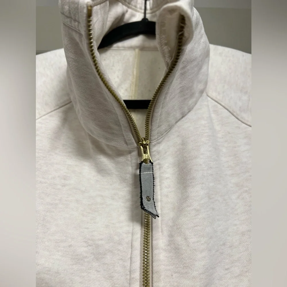 Lululemon Radiant Jacket Heathered Oatmeal - Size 6 - Picture 4 of 12